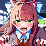 Werewolf Monika from patreon