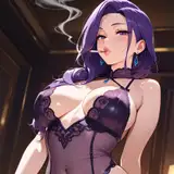 Misty Smoking Girls from patreon